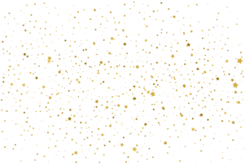 Golden stars confetti