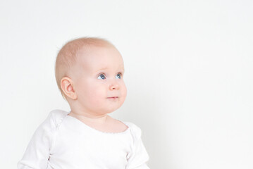 portrait of a cute baby