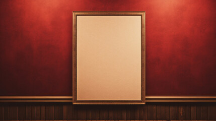 craft a blank poster mockup for a local theater event