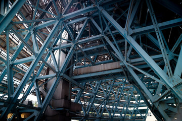 Massive Metal Structure With Numerous Beams