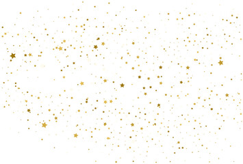 Golden stars confetti