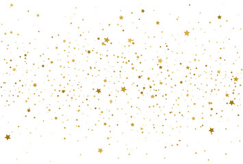 Golden stars confetti