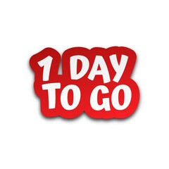 3D one day to go poster
