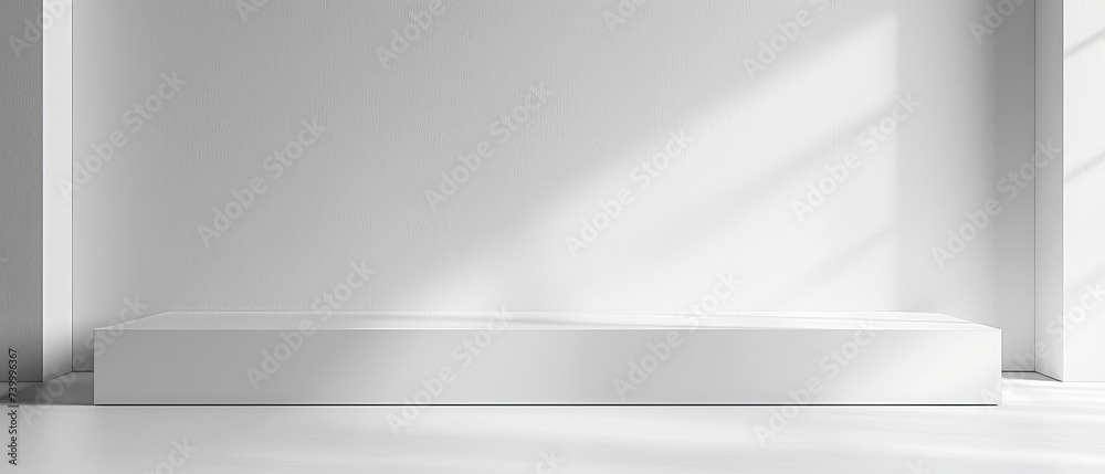 Aufkleber Background for displaying products in an empty studio.
