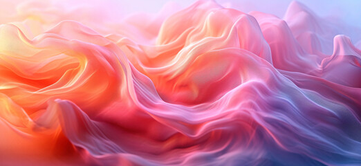 Obraz premium a close up of a pink fabric