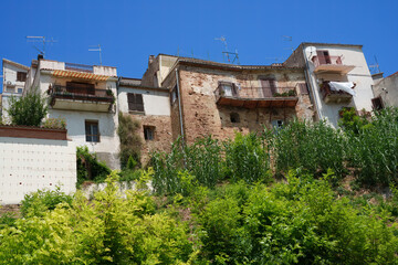 Fototapeta na wymiar View of Bucchianico, historic town in Abruzzo, Italy