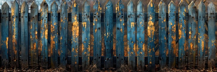 Weathered, sun-bleached, old wooden fence texture, Background Image, Background For Banner