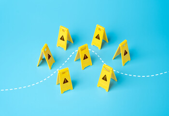 Find your way through warnings and challenges. Avoid trouble. Adaptability. Be adaptable and...