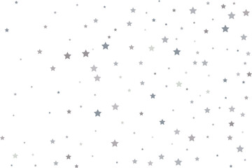 Magic pattern of silver stars