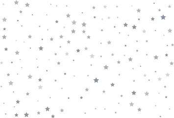 Magic pattern of silver stars