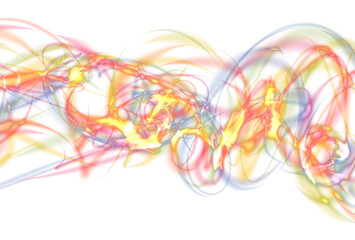 Bright abstract pattern of rainbow lines