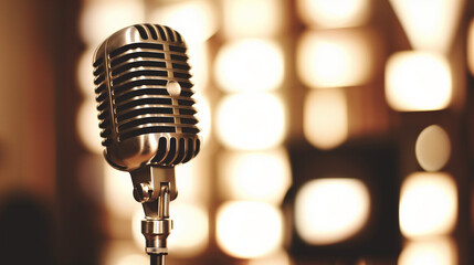 microphone in the studio