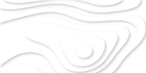  Seamless abstract white papercut background 3d Gray and white wave line realistic design use for ads banner and advertising print design vector. 3d topography relief. Vector topographic illustration.