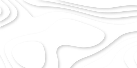  Seamless abstract white papercut background 3d Gray and white wave line realistic design use for ads banner and advertising print design vector. 3d topography relief. Vector topographic illustration.