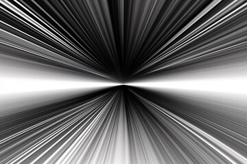 Power of light with this captivating black and white abstract burst
