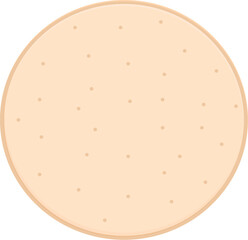 Cotton pad box icon cartoon vector. Makeup tool. Round circle pad
