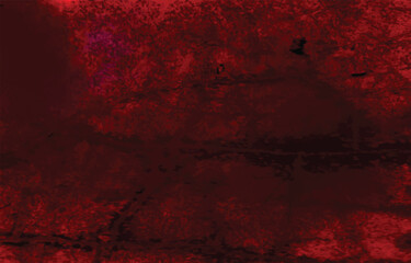 Abstract grunge red background with old  RED grunge vintage texture. floor tiles wall texture. dirty cement concrete background. cloud mist texture vector. old dirty wall, plaster texture.