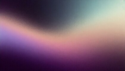 4K Beautiful color gradient background with noise. Abstract black violet pastel holographic blurred grainy gradient banner background texture Colorful digital grain soft noise effect Nostalgia, vintag