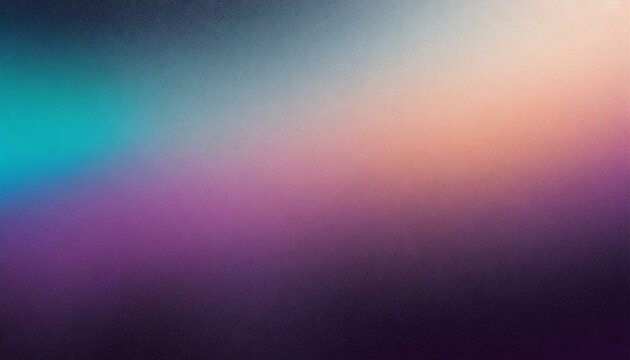 4K Beautiful color gradient background with noise. Abstract black violet pastel holographic blurred grainy gradient banner background texture Colorful digital grain soft noise effect Nostalgia, vintag