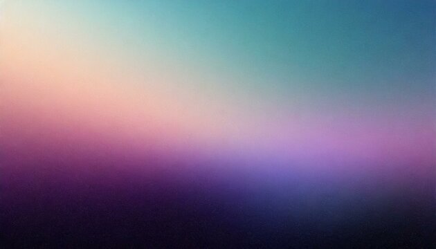 4K Beautiful color gradient background with noise. Abstract black violet pastel holographic blurred grainy gradient banner background texture Colorful digital grain soft noise effect Nostalgia, vintag