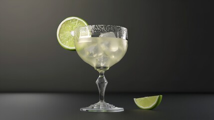 Margarita Isolated on a Transparent Background

