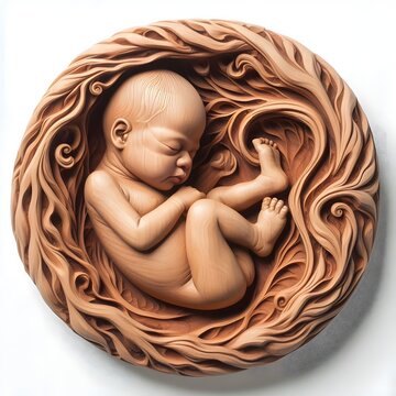 baby with heart