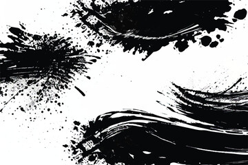 Black and white grunge background. Grunge texture.