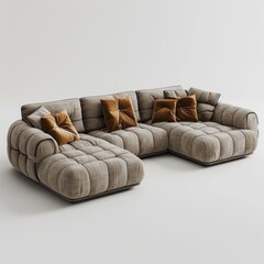 Large Sectional Couch With Pillows