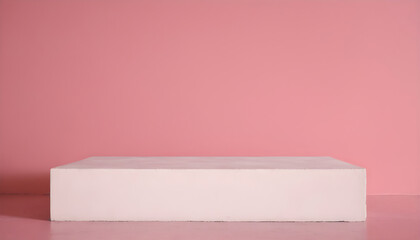 pink box podium background
