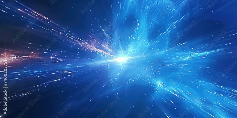 Canvas Prints explosive light burst illustration as dynamic background vivid of glowing energy and abstract space 