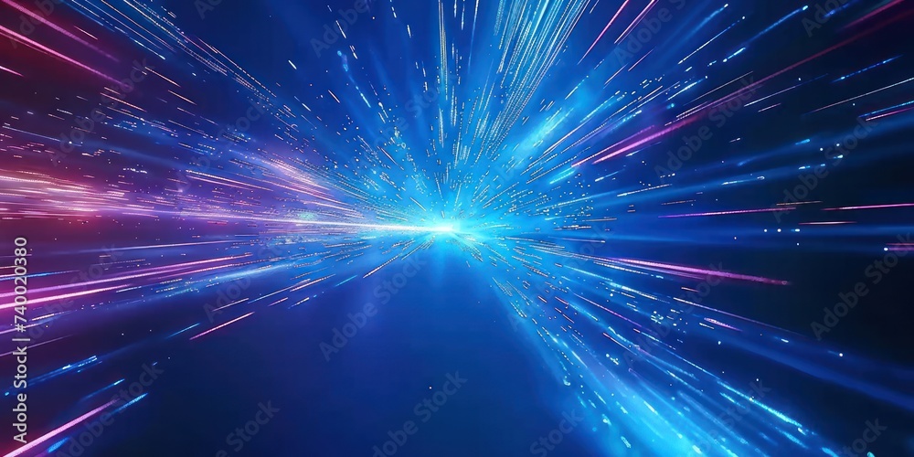 Canvas Prints explosive light burst illustration as dynamic background vivid of glowing energy and abstract space 