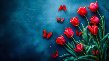 Tulip Dance: Rays of Love for Women's Day. 