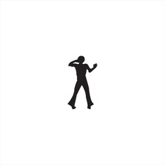 Fototapeta na wymiar Illustration vector graphic of dance,dance icon
