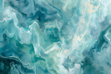 Watercolor background with swirls and waves. Beautiful wallpaper with acrylic and alcohol paints