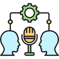 Language Processing Illustration