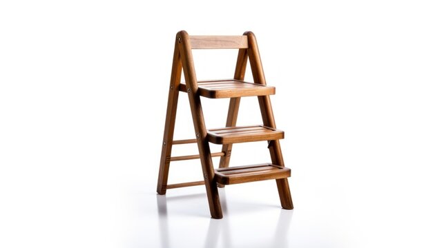 Ladderback Chair isolated on a white background