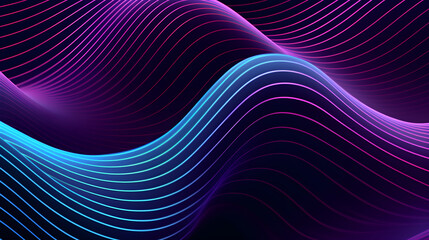 Abstract digital background. Can be used for technological processes, misuc wave and AI, digital line, sound and graphic forms, science, education, etc.