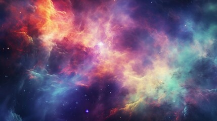 Fototapeta na wymiar Space galaxy background, abstract cosmic explosion of colors