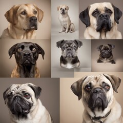 Captivating Portraits Showcasing Dogs with Exceptionally Expressive Eyes, Highlighting Their Emotions and Personality, canine, breed, collection