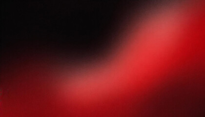 Red black abstract blurred color gradient background with grainy texture effect, copy space