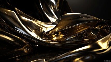 Luxurious golden and silver sharp
