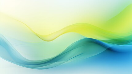 Fototapeta premium Abstract nature green blue yellow background