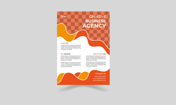 Set of Editable business banner design template. A bundle of a4 flyer template, modern template