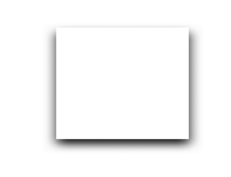 Realistic square shadow and shadow effect. Poster, flyer, business card, banner shadow. PNG shadows isolated on transparent background