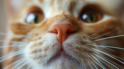 Close up of cat, cat face, cat nose, portrait of a cat close-up