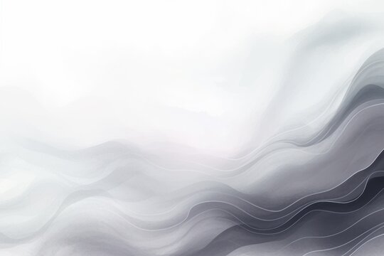 Abstract watercolor paint background dark Gray gradient color with fluid curve lines texture