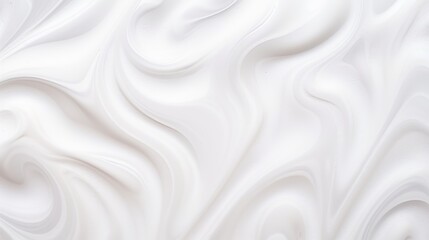 White foam texture close up background. Soapy substance with bubbles backdrop. Creamy grainy macro. Shower gel, washing liquid smears wallpaper. Cosmetic product foamy smudges top view - obrazy, fototapety, plakaty