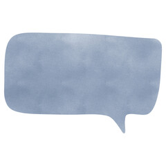 speech bubble watercolor