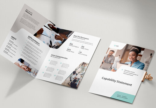 Capability Statement Business Brochure Template 