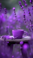 Obraz na płótnie Canvas Coffee and Lavender